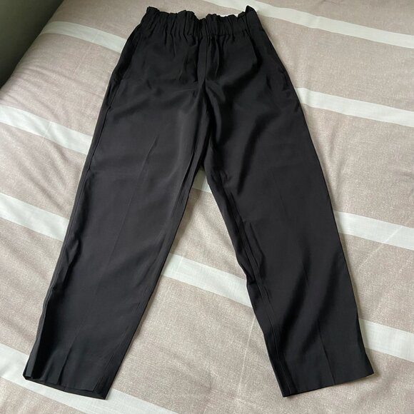 Ann Taylor Factory Pants - NWT Ann Taylor Black High-Waist Paperbag Pants Chic & Minimalist Style Sz XXSp